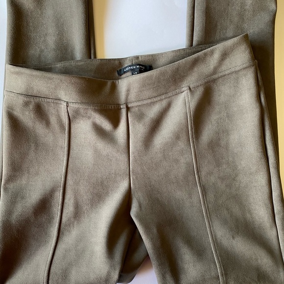 Andrew Marc Faux Suede Leggings 